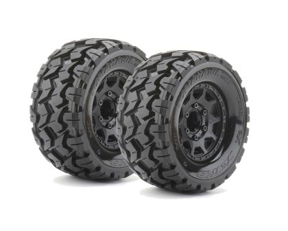 Jetko Tomahawk Extreme Reifen auf schwarzen 2.8 Felgen 12mm