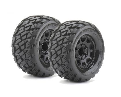 Jetko Rockform Extreme Reifen auf schwarzen 2.8 Felgen 14mm