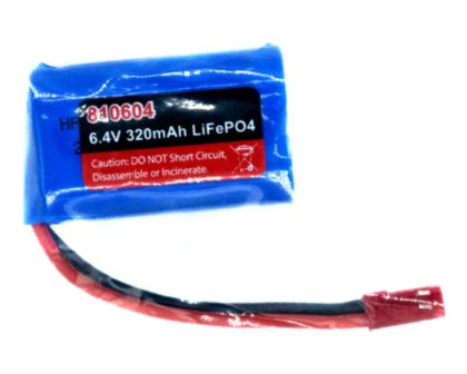 Joysway Battery LiFe 2S 6.4V 320mAh 44x27x14mm BEC JST JOY810604