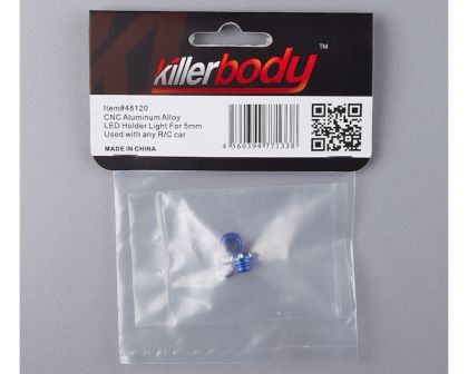 Killerbody LED Halter Aluminium blau für 5mm LED