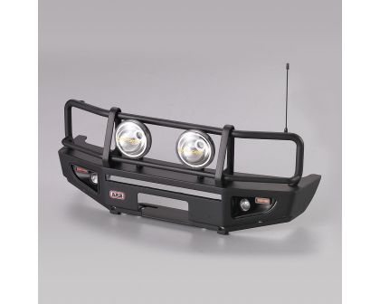 Killerbody Rammschutz mit LED Scheinwerfer Alu schwarz für 1/10 Truck KB48689