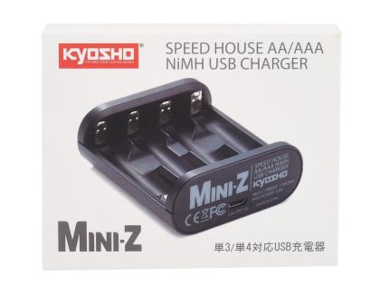 Kyosho Ladegeraet USB Speed House Mini-Z Aa/Aaa