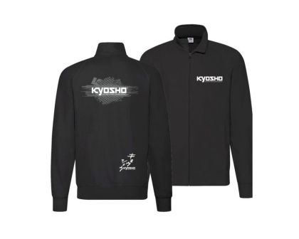 Kyosho Sweatshirt schwarz mit Reißverschluss K23 3XL