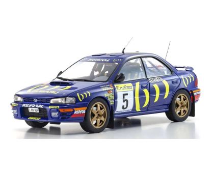 Kyosho Subaru Impreza Carlos Sainz 1:18 Winner Monte Carlo 1995 Nr.5
