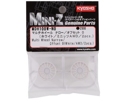 Kyosho Felgenset Mini-Z Awd N Offset 0 weiß