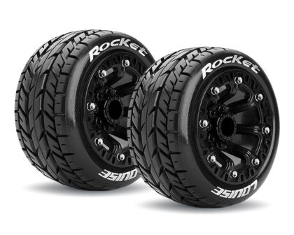 LOUISE ST-ROCKET Reifen auf Felge für E-Revo 1/16