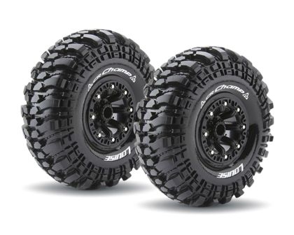 LOUISE CR-CHAMP Reifen 2.2 supersoft auf schwarzer Felge 12mm