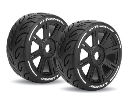 LOUISE GT-TARMAC Reifen supersoft Speichen Felge schwarz 1:8 GT LOUT3285VB
