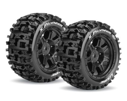LOUISE X-PIONEER Sport Reifen Felge schwarz für X-MAXX