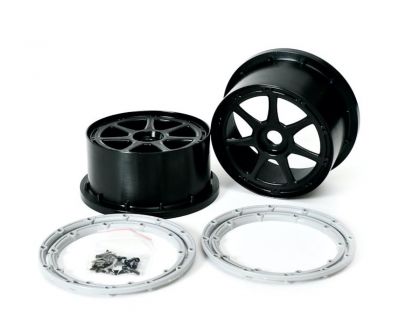 MCD Wheel Black Xross MAX 7 Spoke 190MM 2 Stück M010211P0