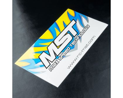 MST Racing Aufkleber 34x19mm