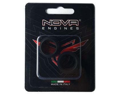 Nova Engines Auspuff Dichtung 3.5ccm schwarz 2 Stück NVA1602001
