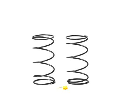 PR Racing 1/10 Front Shock Spring White/Yellow0.090kg/mm For Ty PR02530046