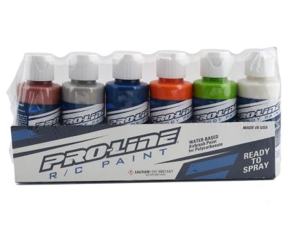 ProLine RC Body Paint Airbush Farbe Metallic Pearl Color Set 6 Pack