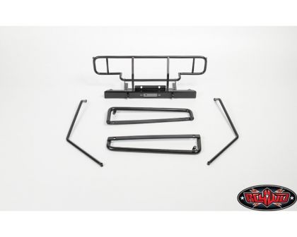 RC4WD Rhino Bumper Sliders and Bumper Extension Package Black RC4VVVC0327