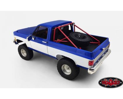 RC4WD Roll Bar Rack Spare Mount for RC4WD Chevy Blazer Body Red