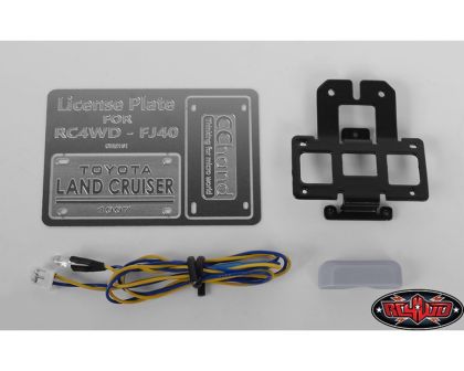 RC4WD Rear License Plate System for RC4WD G2 Cruiser LED