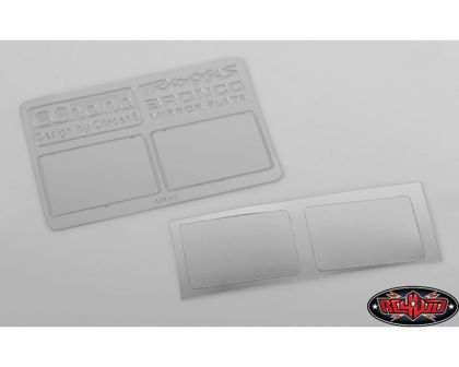 RC4WD Mirror Decals for Traxxas TRX-4 79 Bronco Ranger XLT