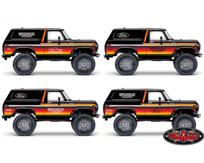 RC4WD Body Decals for Traxxas TRX-4 79 Bronco Ranger XLT Style C