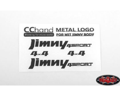 RC4WD Metal Emblems MST 1/10 CMX Jimny J3 Body Black RC4VVVC0657