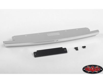 RC4WD Slick Metal Front Bumper for JS Scale 1/10 Range Rover Silver