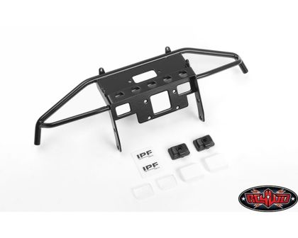RC4WD Guardian Steel Front Winch Bumper IPF Lights Black RC4VVVC0926