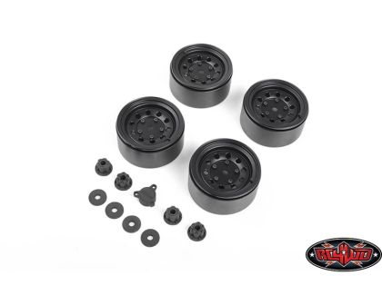 RC4WD Burato 2.2 Beadlock Wheels Center Caps Black