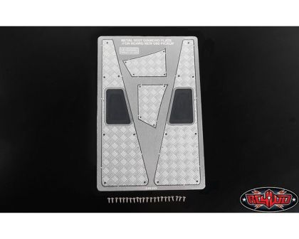 RC4WD Steel Front Side Hood Diamond Plates for RC4WD Gelande II
