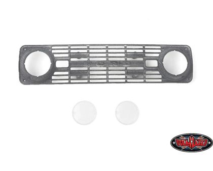 RC4WD Front Grille and Lenses for Axial SCX10 III Gray