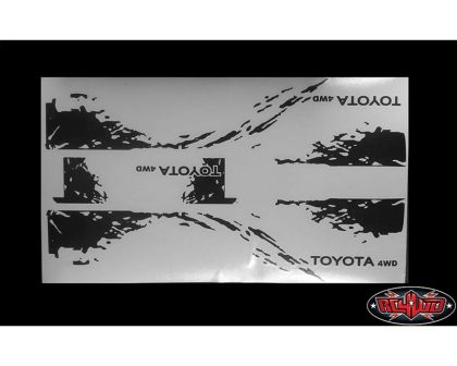 RC4WD Dirty Stripes Vinyl Graphic Decal for Mojave II