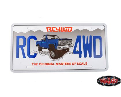 RC4WD K10 License Plate RC4ZL0072