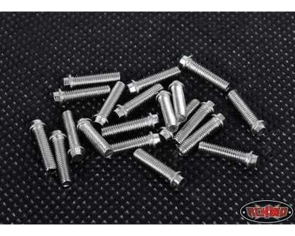 RC4WD Miniature Scale Hex Bolts M3x12mm Silver