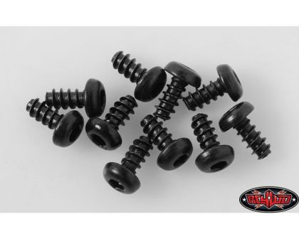 RC4WD Button Head Self Tapping Screws M3 X 6mm Black RC4ZS1574