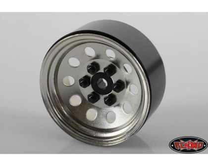 RC4WD Pro10 1.9 Steel Stamped Beadlock Wheel Silver