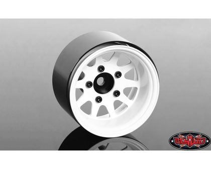 RC4WD Deep Dish Wagon 1.55 Stamped Steel Beadlock Wheels White