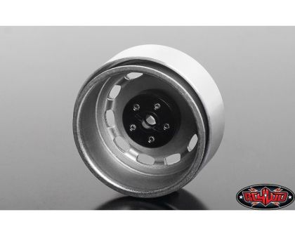 RC4WD Stamped Steel 1.7 10-Oval Hole Wheels Plain