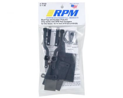 RPM Schmutzfänger und Nummertafelkit Associated SC10