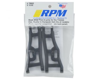RPM Querlenker vorne schwarz breite Version für TRX Rustler und Stampede