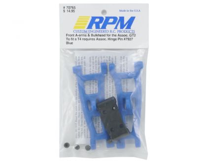 RPM A-Arms und Bulkhead blau GT2
