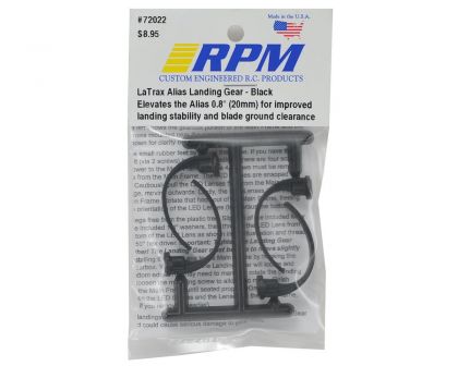 RPM Landing Gear schwarz für LaTrax Alias