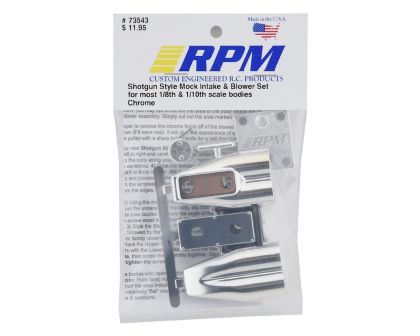 RPM Shotgun Style Mock Intake und Blower silber