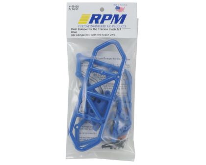 RPM Bumper hinten blau für Slash 4x4