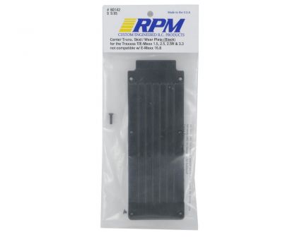 RPM T/E-Maxx 1.5 / 2.5 Center Skid/Wear Plate Bk.