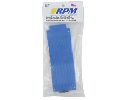 RPM T/E-Maxx 1.5 / 2.5 Center Skid/Wear Plate Blue