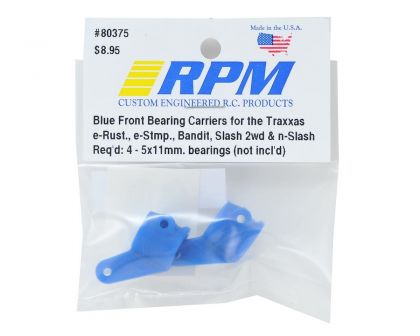RPM Radachsträger blau vorne für Rustler und Stampede