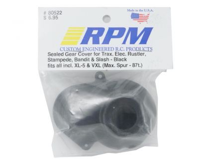 RPM Getriebe Abdeckung schwarz für Rustler und Stampede