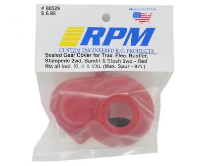 RPM Getriebe Abdeckung rot für Rustler/Stampede