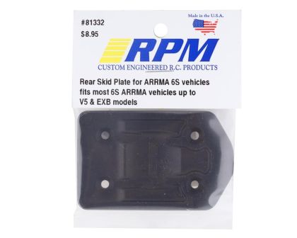 RPM Skid Platte hinten für ARRMA 6S