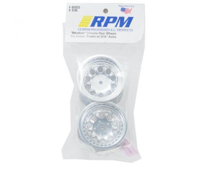 RPM Revolver Chrome 10 Hole Asc. Rear 3/16
