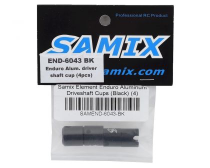 Samix Alu Antriebswelle Endkappen schwarz für Enduro